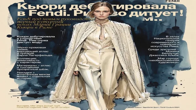 Кьюри дебютировала в Fendi. Рим снова диктует моду!